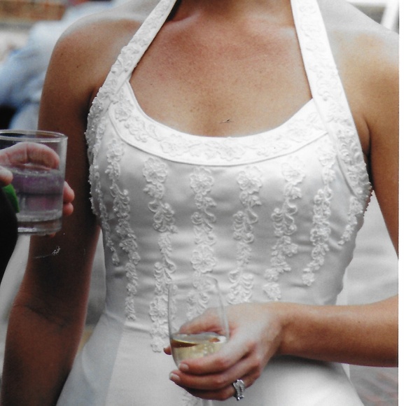 Candlelight A-line Wedding Dress - Picture 8 of 8